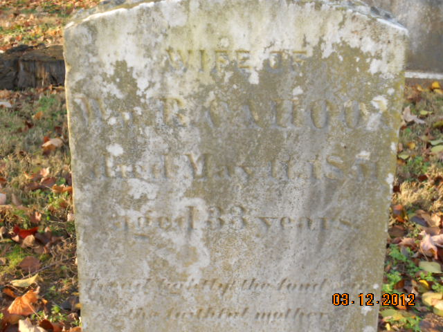 Louisa <i>Benson</i> Cahoon