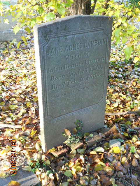 Jane Agnes <i>Lambdin</i> Pitman