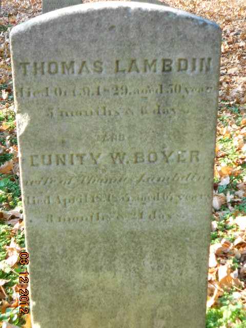 Eunity W <i>Boyer</i> Lambdin
