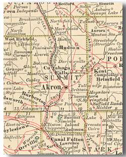 Century Atlas of Ohio 1897, Summit
