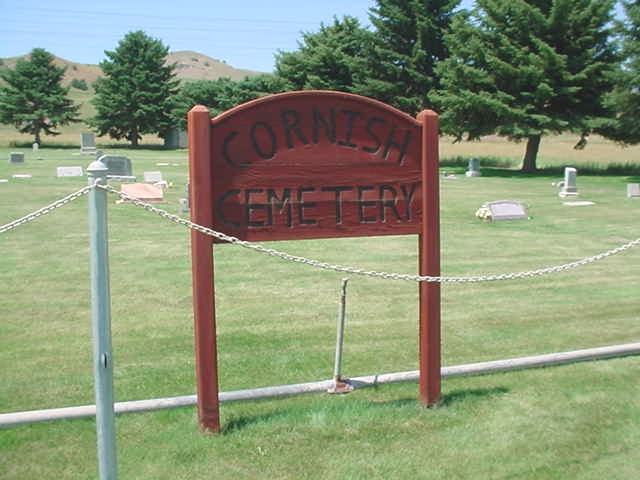 Cornish Cemetery sign